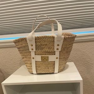 FRAME white bag leather straps